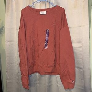 Champion Brick Red Crewneck Sweatshirt